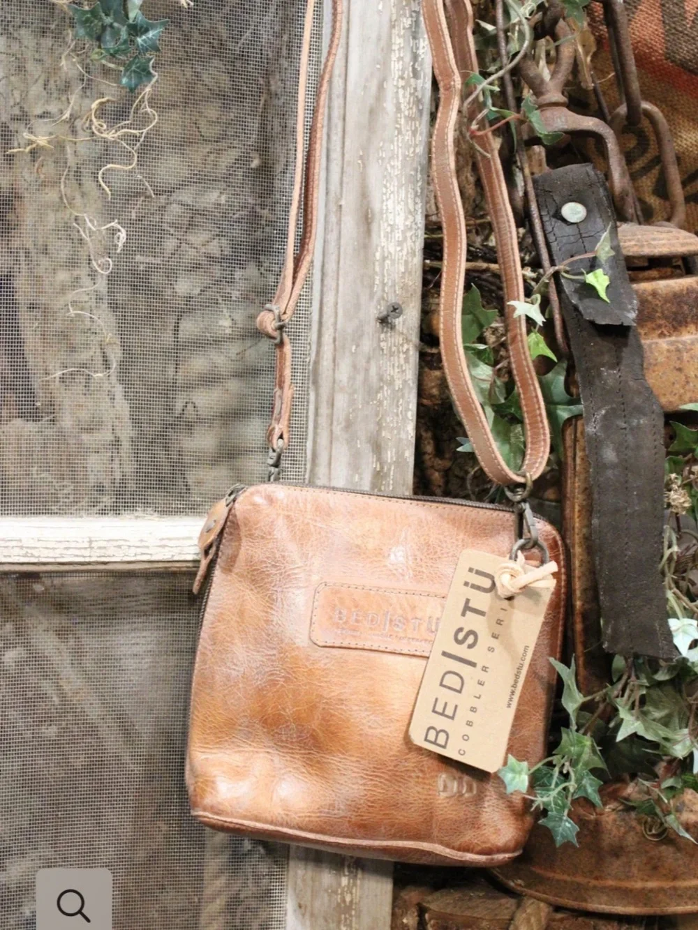 Bed Stu Leather Ventura Crossbody Bag Nectar Lux